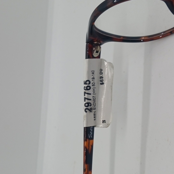 NWT WOMEN'S SEEN EYEGLASS FRAMES HAVANA TORTOISE - Picture 5 of 5